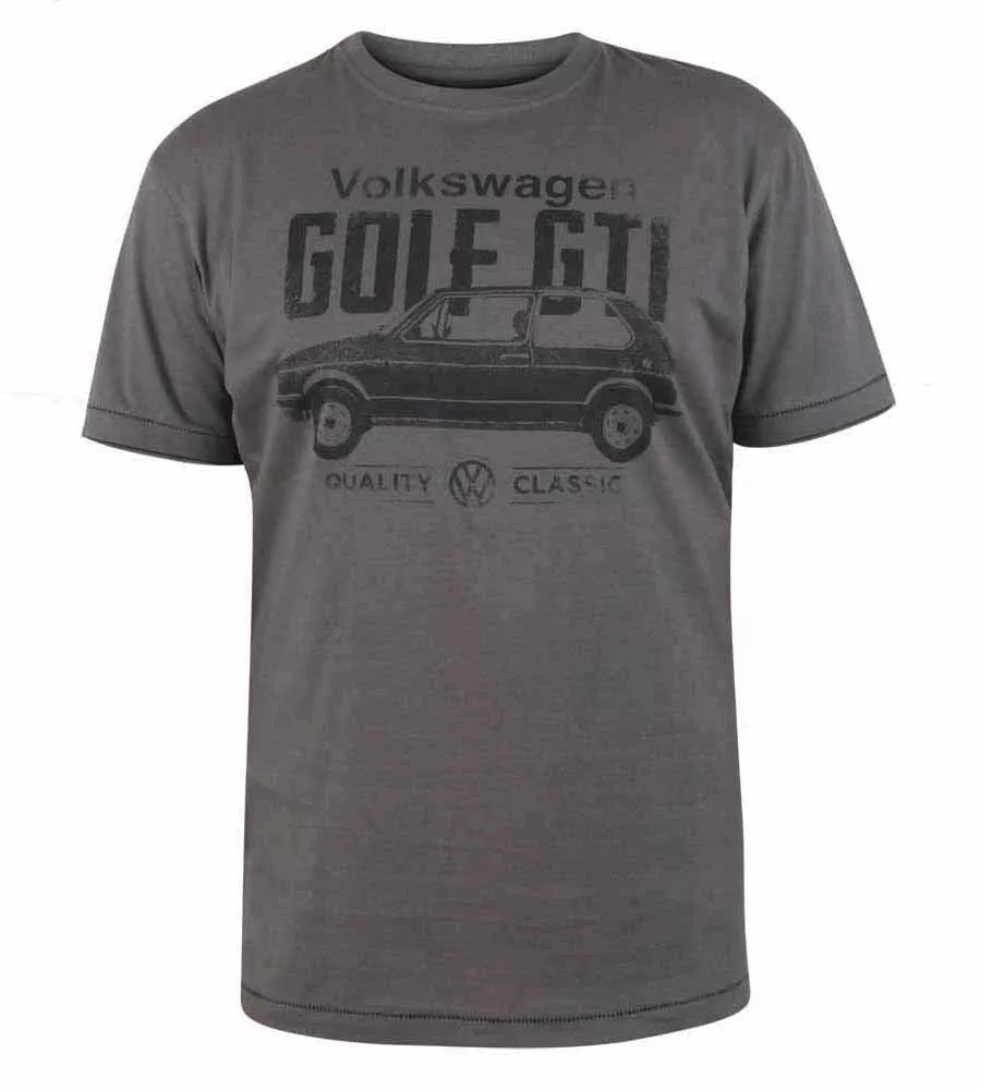 D555 Mens VW Golf GTI Printed T-Shirt Official Licensed Product (DORSET)